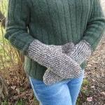 Men's Tunisian Mittens Siz..